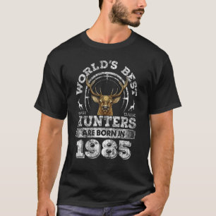 Camiseta nascer De Caçadores De Veados De 37 Anos Em 1985 3