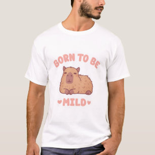 Camiseta Nascer De Capybara Para Refrigeração Bastante Lige
