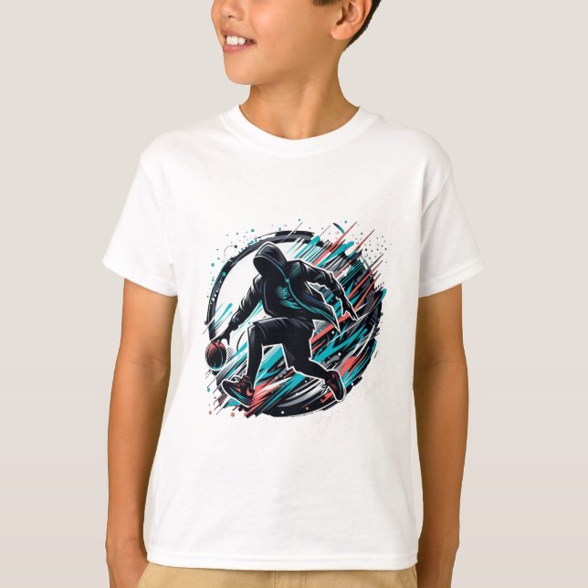 Camiseta Nascer de competir com crianças Camisa-T - Design  (Frente)