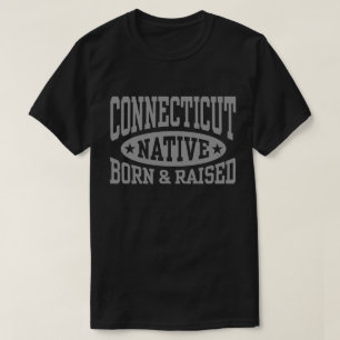 Camiseta Nascer de Connecticut e aumentado