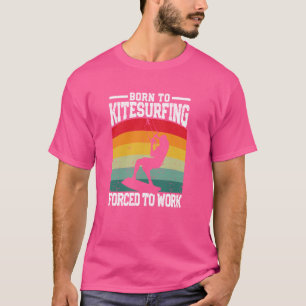 Camiseta Nascer De Conselho De Surfe De Kite Engraçado Para