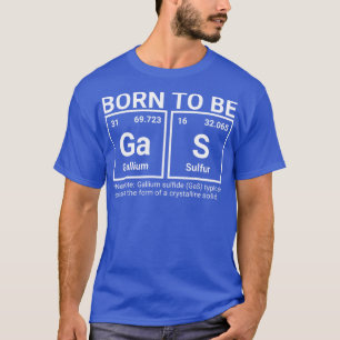 Camiseta Nascer de Elementos Científicos para Gás Mesa Peri