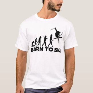 Camiseta NASCER DE EVOLUÇÃO DO SKIER PARA SKI 01.png