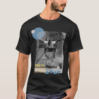 Camiseta Nascer de fotos de skater para montar, passear par