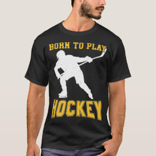 Camiseta Nascer De Jogador De Hóquei De Presente, Gelado De