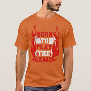Camiseta Nascer De Jogar Jogador De Baseball