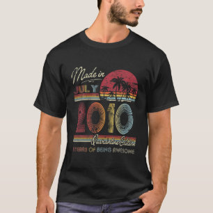 Camiseta Nascer De Julho De 2010 - Quarentena De 11 Feita E