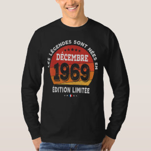 Camiseta Nascer De Legendas Em Dezembro De 1969 53º Anivers