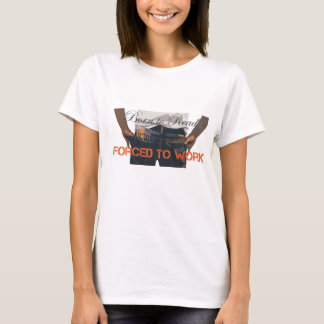 Camiseta Nascer de leitura. Forçado a Trabalhar Separador d