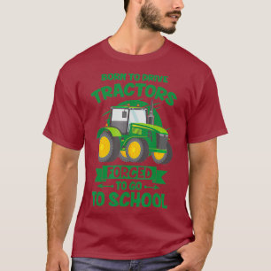 Camiseta Nascer De Movimentação De Tratores Crianças Engraç