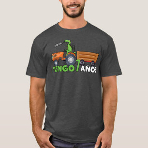 Camiseta Nascer De Nascimento Com 7 Anos De Idade, Fazendei