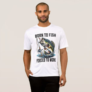 Camiseta Nascer de peixe forçado ao trabalho