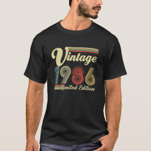 Camiseta nascer De Presentes De 36 Anos Em 1986 Vintage 36º