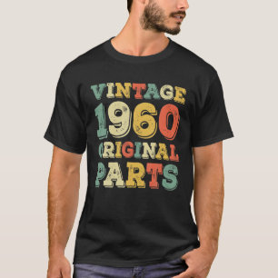 Camiseta nascer De Presentes De 61 Anos Em 1960, Partes Ori