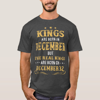 Camiseta Nascer De Reis Em Dezembro Reais Estão Nasceres No
