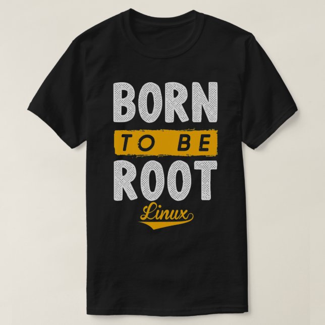 Camiseta Nascer de ser a raiz com Linu e Nerd à Força (Frente do Design)