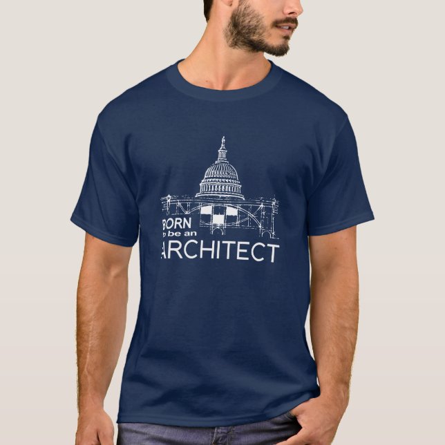 Camiseta Nascer de ser arquiteto (Frente)