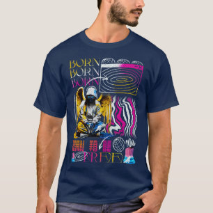 Camiseta Nascer de ser arte livre Estilo surreal
