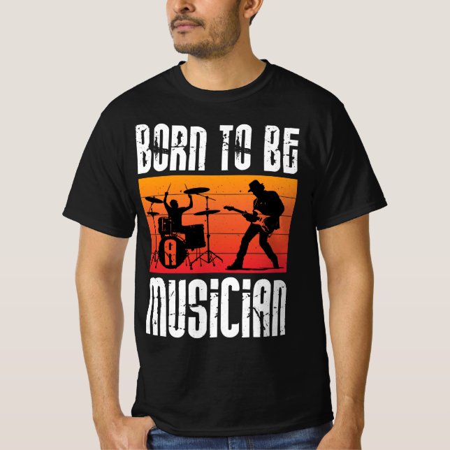 Camiseta Nascer De Ser Músico (Frente)
