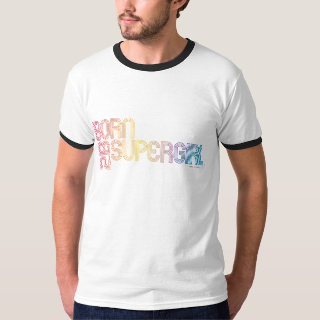 Camiseta Nascer de ser super garota (Frente)