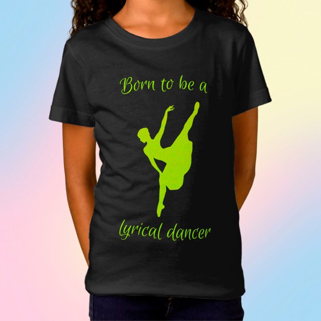 Camiseta Nascer de ser um bailarino lírico Neon T-Shirt (Criador carregado)