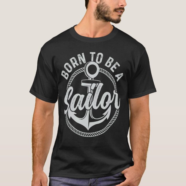 Camiseta Nascer De Ser Um Marinheiro (Frente)