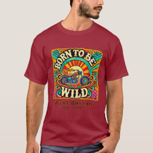 Camiseta Nascer de ser Wild Retro Biker