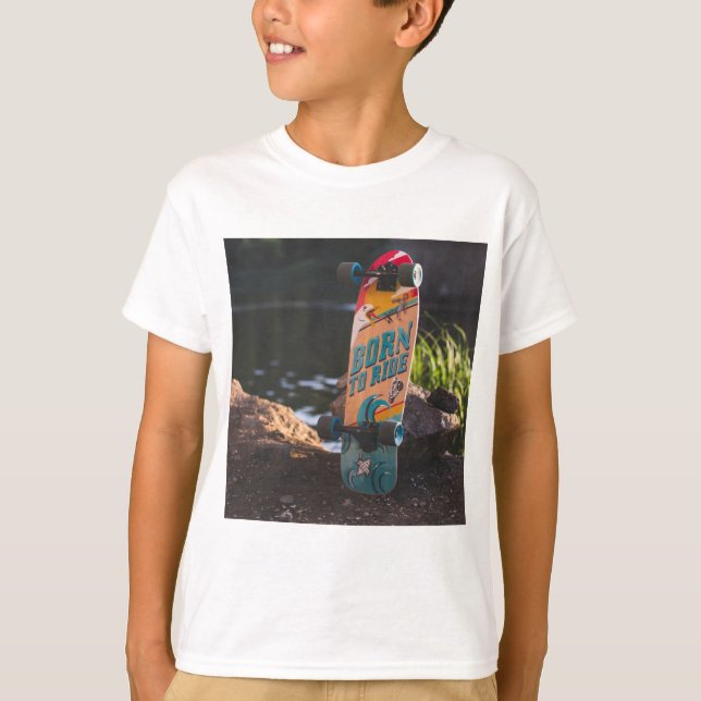 Camiseta Nascer De Skate Para Ir (Frente)