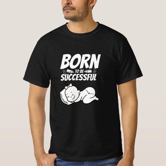 Camiseta Nascer de sucesso - com a menina (Frente)