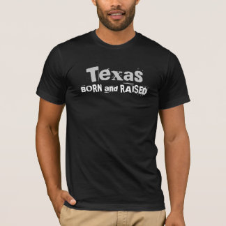 Camiseta NASCER de Texas e AUMENTADO
