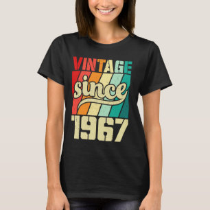 Camiseta nascer De Vintage Com 57 Anos Em 1967 Retro 57º