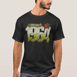 Camiseta nascer De Vintage Com 60 Anos Em 1964 Retro 60º