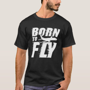 Camiseta Nascer de Voo Piloto de Aviação Ama Voando