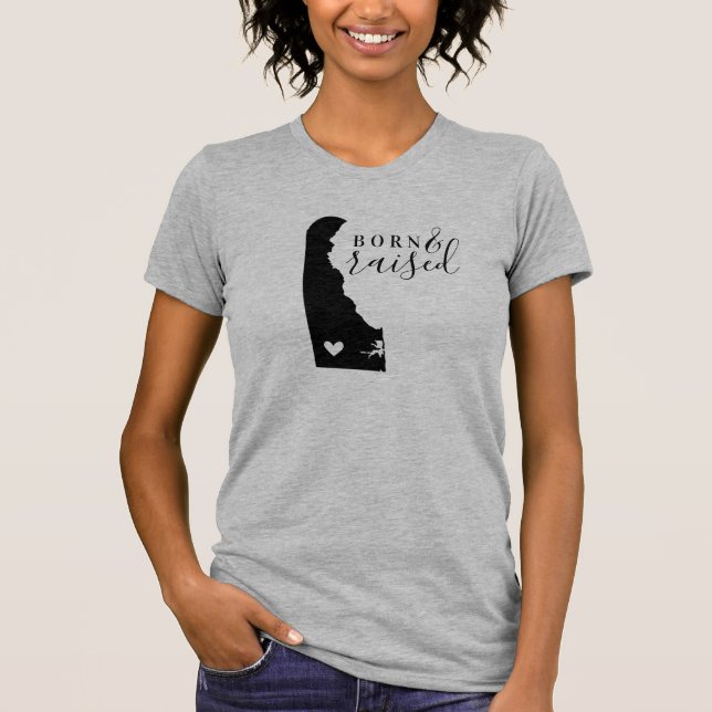 Camiseta Nascer Delaware e Tee do Estado Aumentado (Frente)