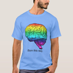 CAMISETA NASCER DESTE JEITO CÉREBRO