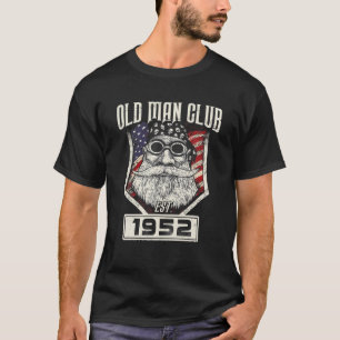 Camiseta Nascer Do Clube Mens Old Man Em 1952 67º Anivers