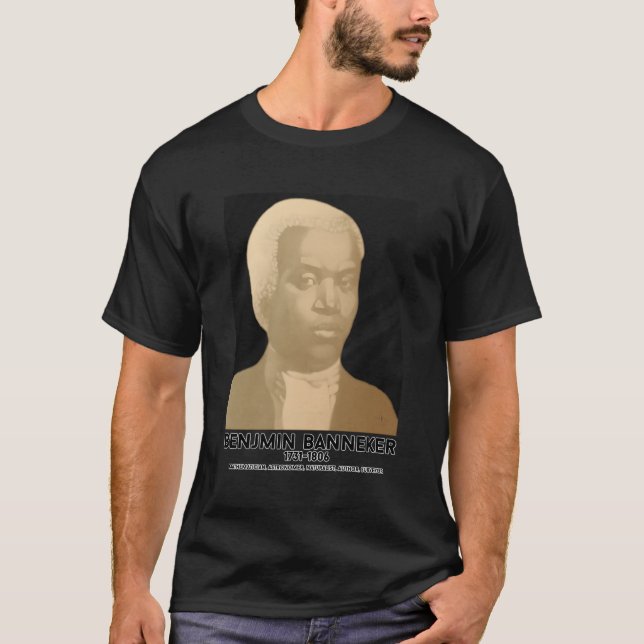 Camiseta nascer Do Século XVIII, Benjamin Banneker (Frente)