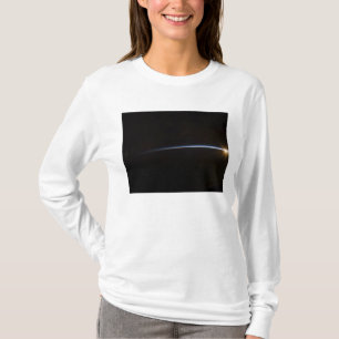 Camiseta Nascer do sol como visto no espaço