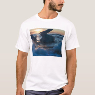 Camiseta Nascer do sol e formações de iceberg
