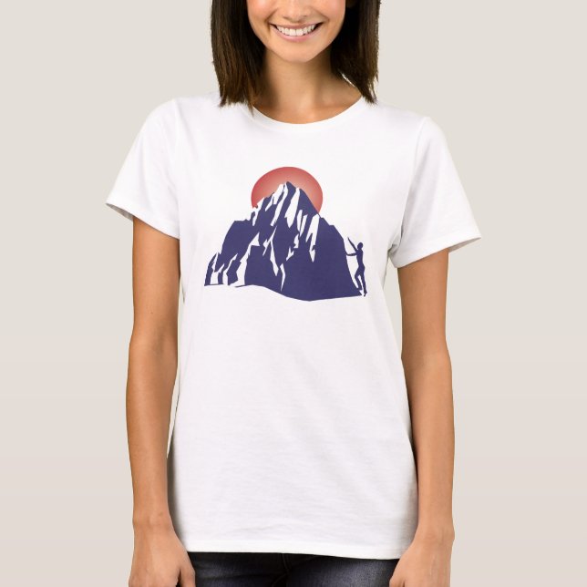 Camiseta Nascer do sol em seu Everest (Frente)