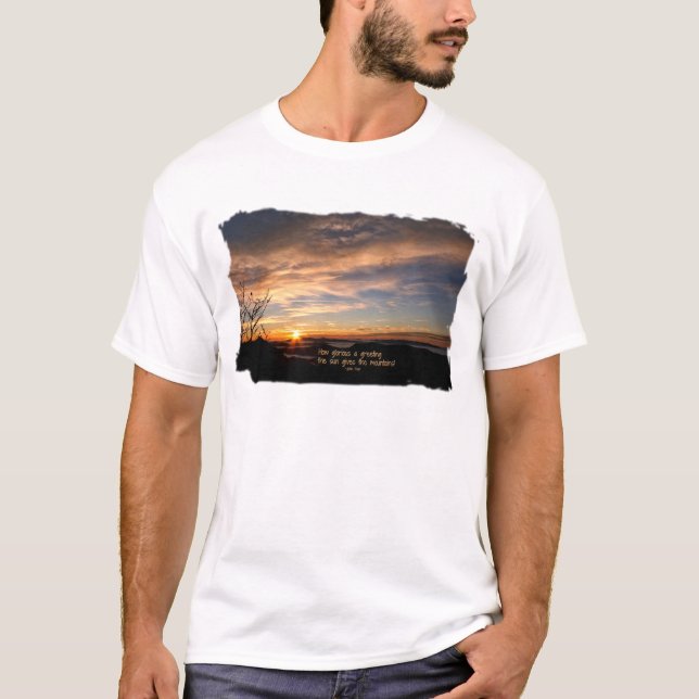Camiseta Nascer do sol fumarento de Mtn/como glorioso… J (Frente)