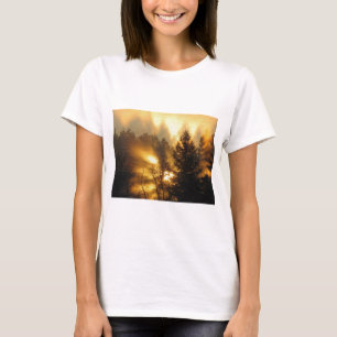 Camiseta Nascer do Sol na Floresta
