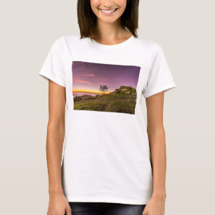 Camiseta Nascer do sol na praia em Florianopolis