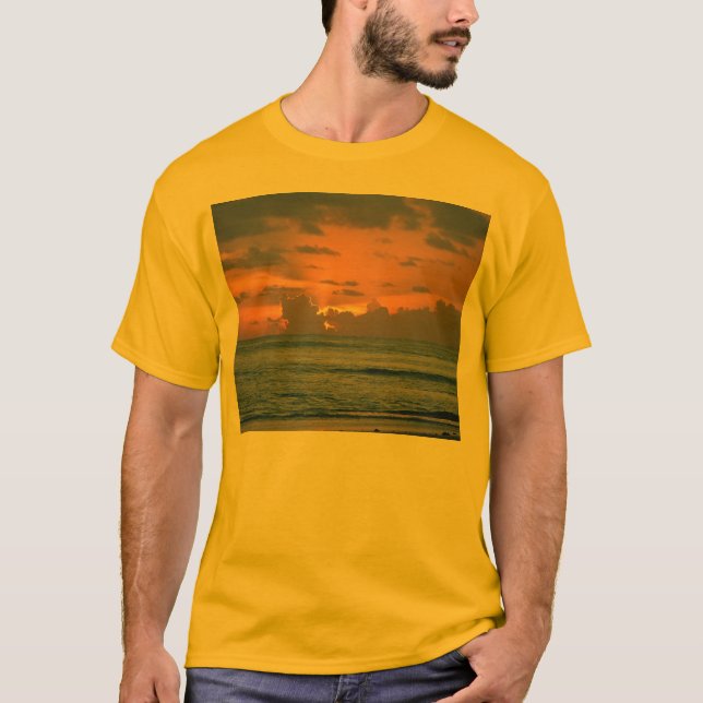 Camiseta Nascer do sol na República Dominicana (Frente)