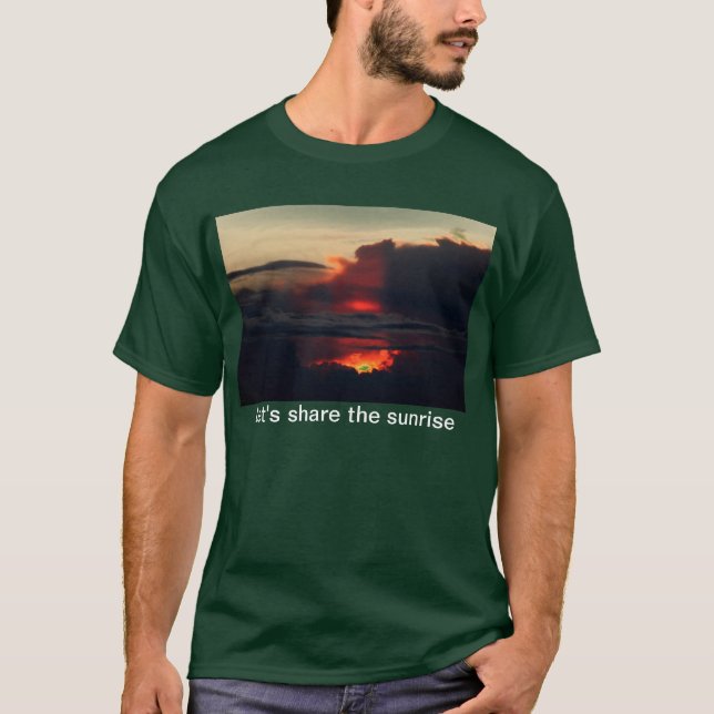 Camiseta nascer do sol no haleakala volcan, na ilha de Maui (Frente)