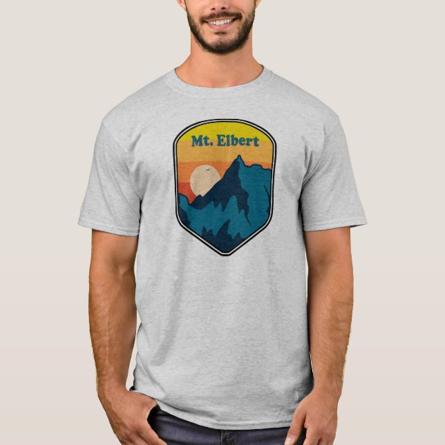 Camiseta Nascer do sol no Mt. Elbert Colorado (Frente)