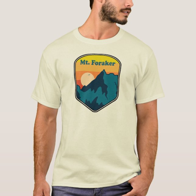 Camiseta Nascer do sol no Mt. Foraker Alasca (Frente)