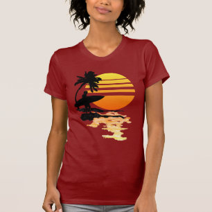Camiseta Nascer do sol surfando