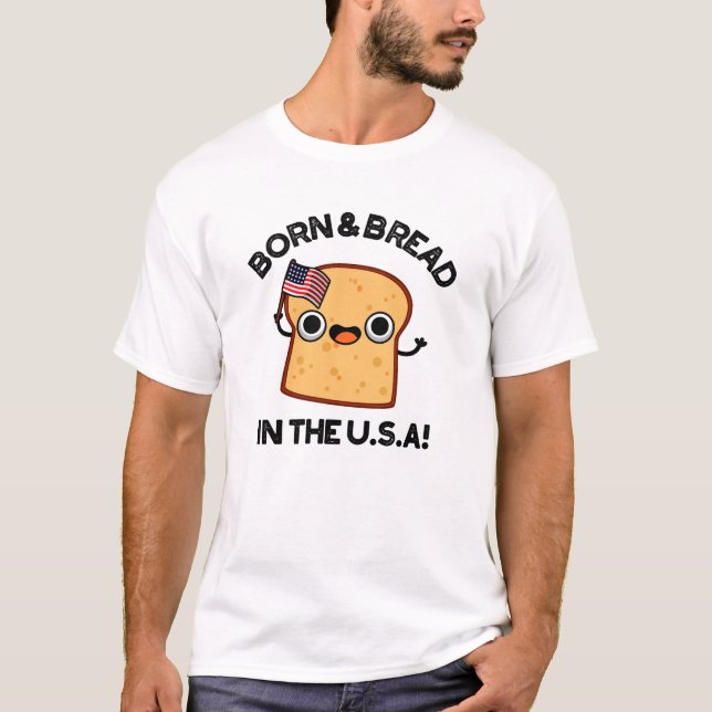 Camiseta Nascer E Pão Nos Estados Unidos (Frente)