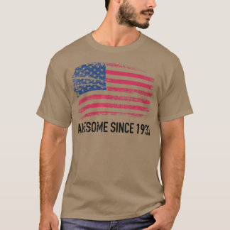 Camiseta Nascer em 1933 com 89 anos feito em 1933 89º anive